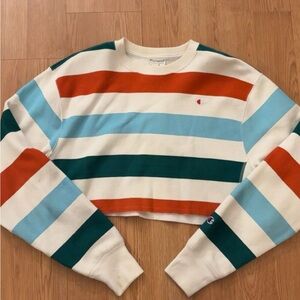 Champion Women's Striped Sweater - Multicolor